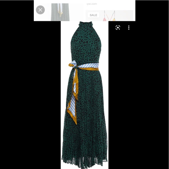 Zimmermann Dresses & Skirts - Zimmermann Belted Pleated Leopard-print Georgette Midi Dress